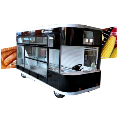 L420cm*W180cm*H230cm 600kg Ασημένιο κινητό τροφικό ρυμουλκούμενο 220V/380V