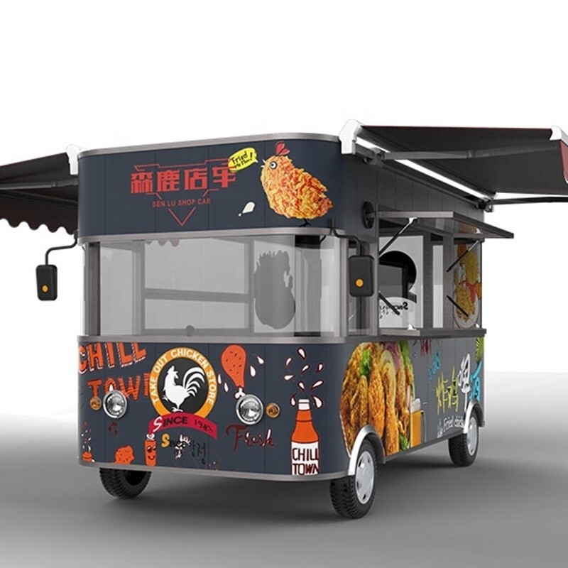 L420cm*W180cm*H230cm 2022 Popcorn Food Truck στην καλύτερη κατασκευή και προηγμένη τεχνολογία