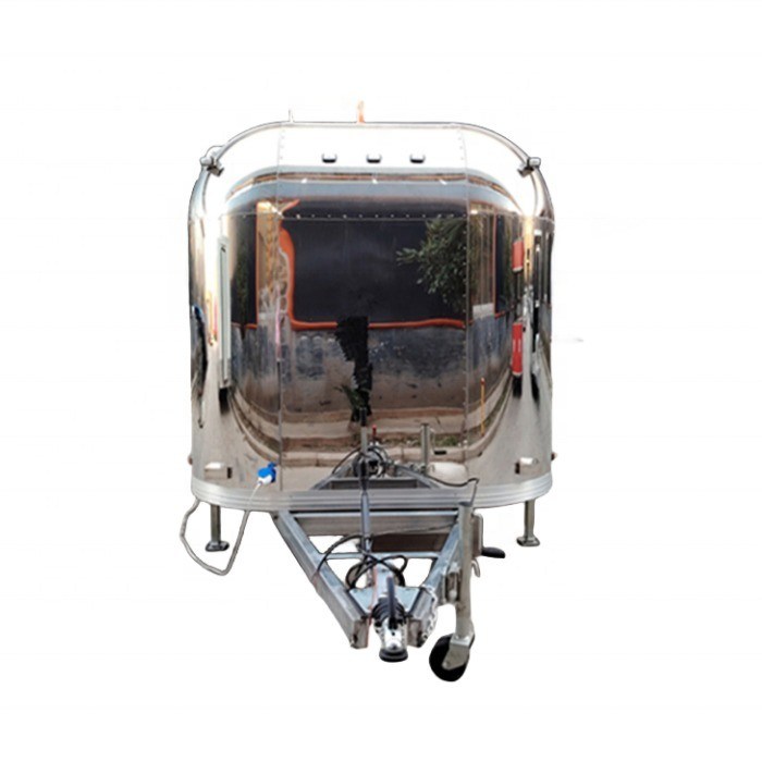 Προσαρμοσμένο τροφικό τροχόσπιτο μεγέθους κινητό τροφικό φορτηγό με πλήρη εξοπλισμό κουζίνας