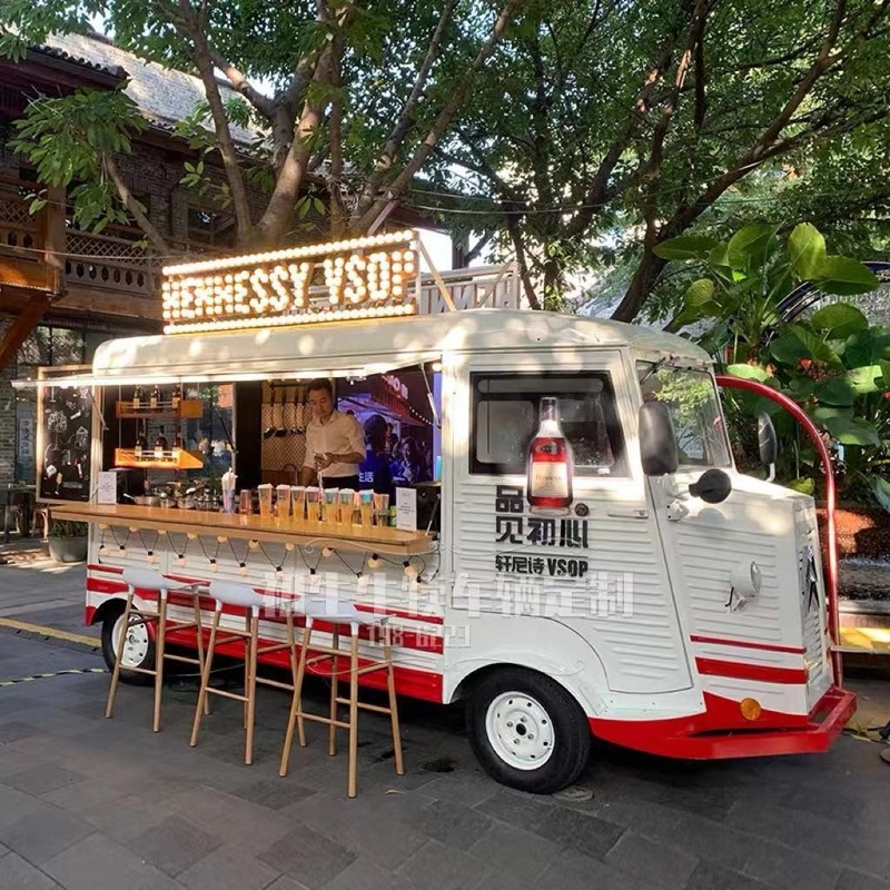 Προσαρμοσμένο λεωφορείο Citroen Food Truck για Street Coffee Burgers πατάτες και παγωτό