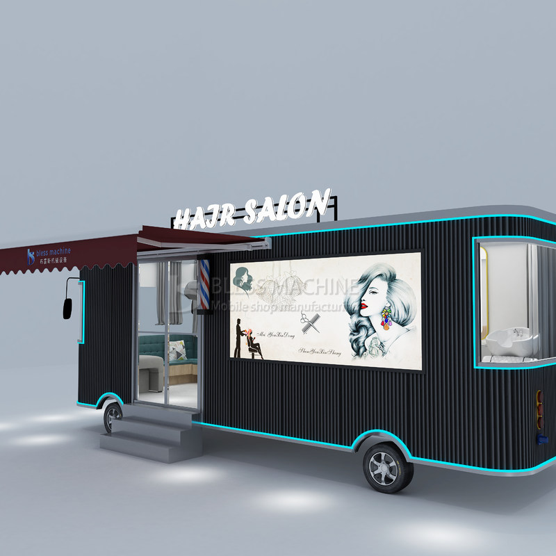 Προσαρμοσμένο πολυλειτουργικό κινητό κατάστημα κουρέας αυτοκίνητο τροφικό φορτηγό με πρώτη ύλη σόγιας