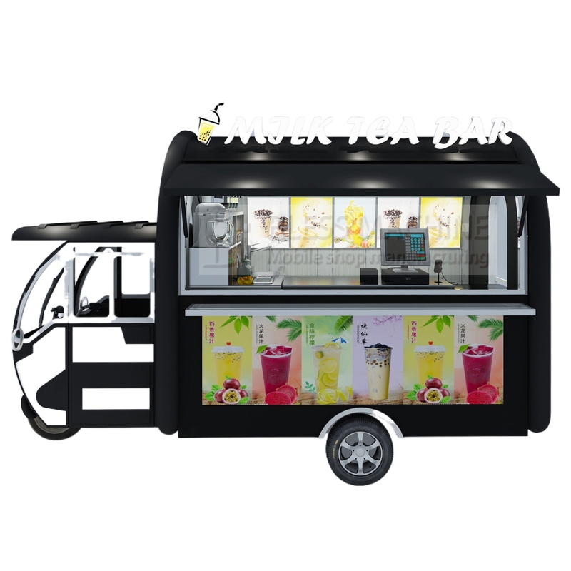 Τρικυκλίτης Milk Tea Bar 2022 Ηλεκτρικό τρικυκλίτης για πλήρη εξοπλισμό μηχανημάτων στο Outlet