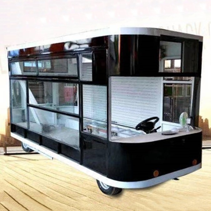 2022 Ηλεκτρικό κινητό ρούχα κομμωτήριο Boutique Truck Trailers Cart για το εργοστάσιο καρυκευμάτων
