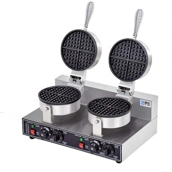 Εμπορική αγορά Super Performance Waffle Machine με ισχύ 1400w με χαμηλή επένδυση